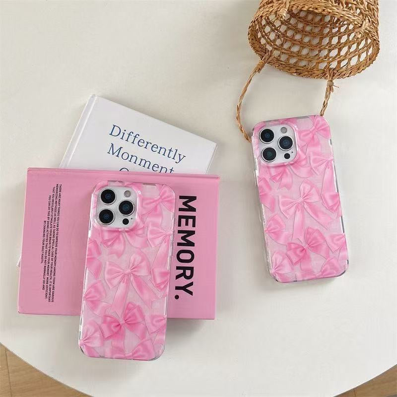 Pink bow case for iPhones