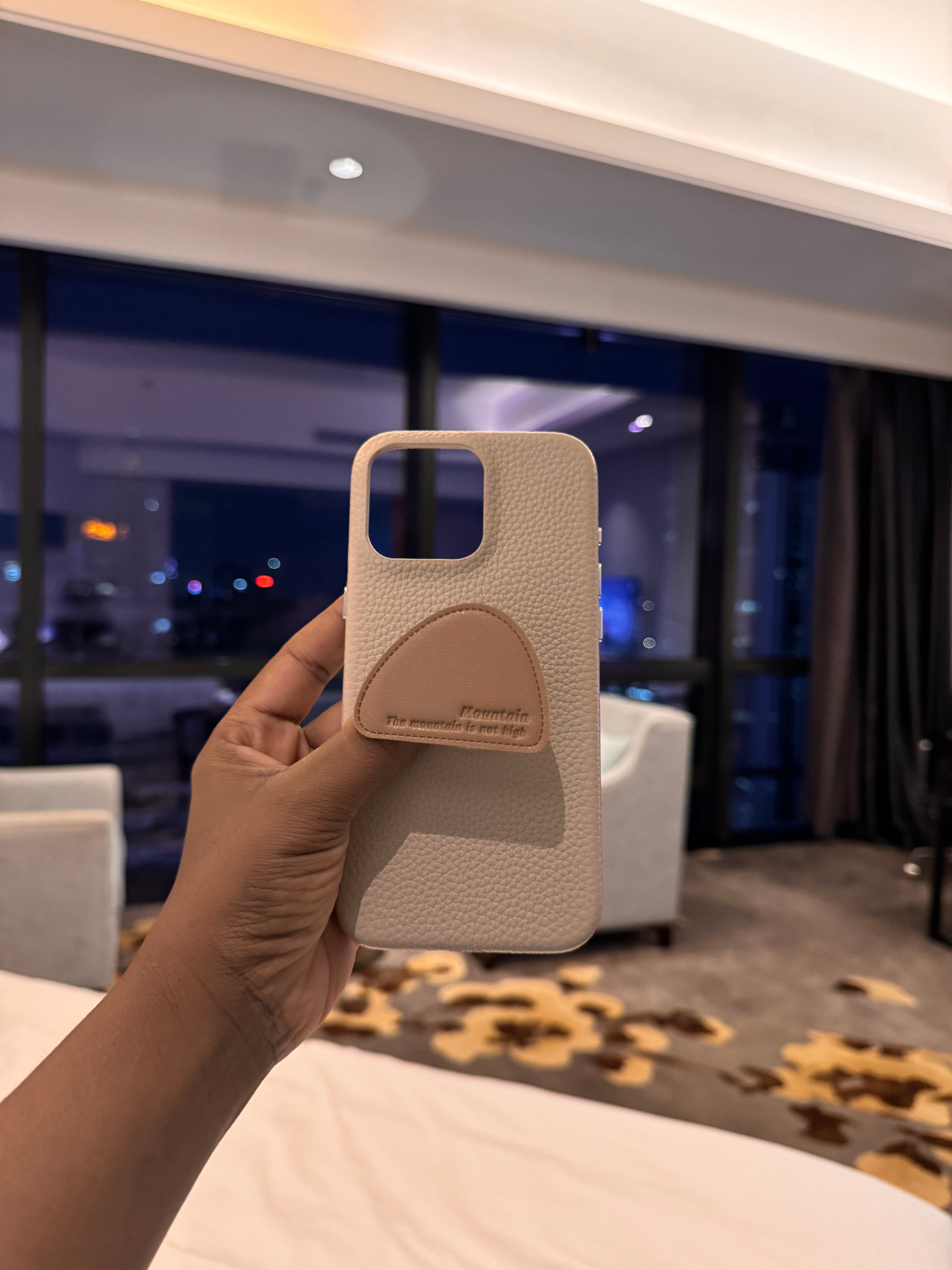 Brown leather Case for iPhone