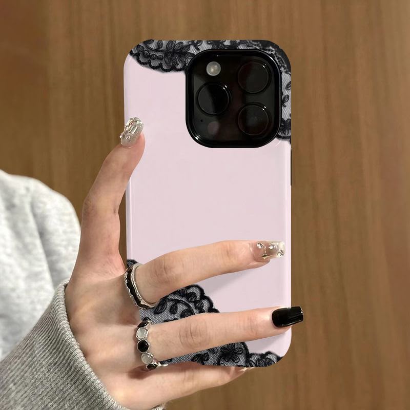 Printed lace case for iPhones