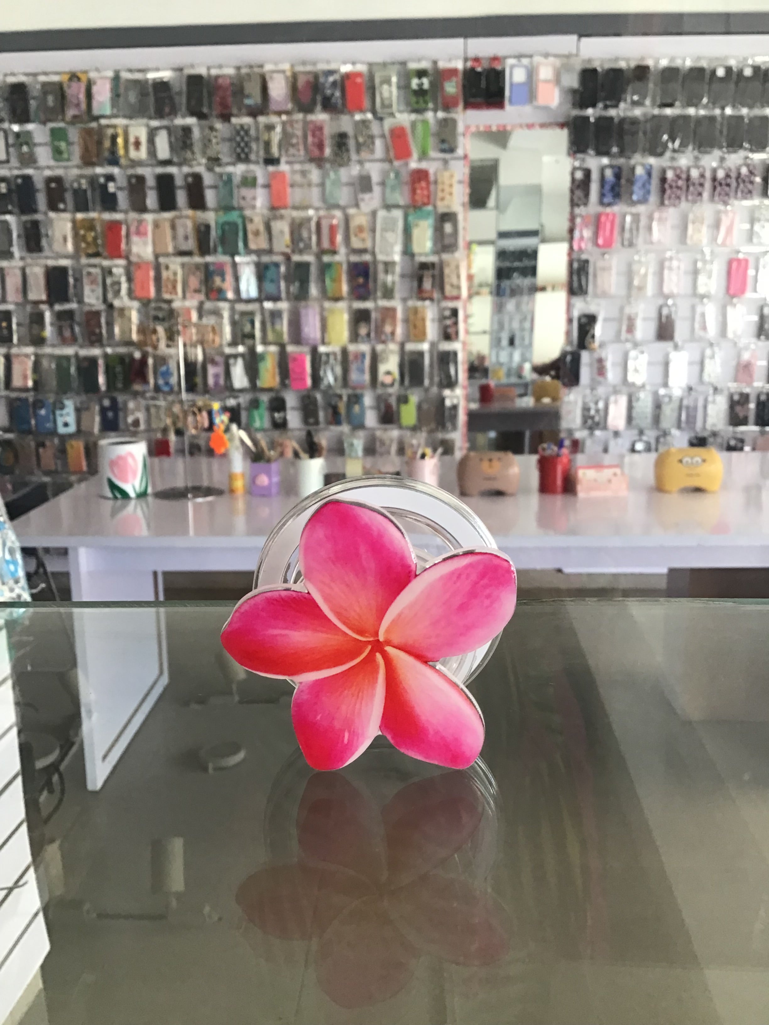 Plumeria Flower Magsafe Phone Grip