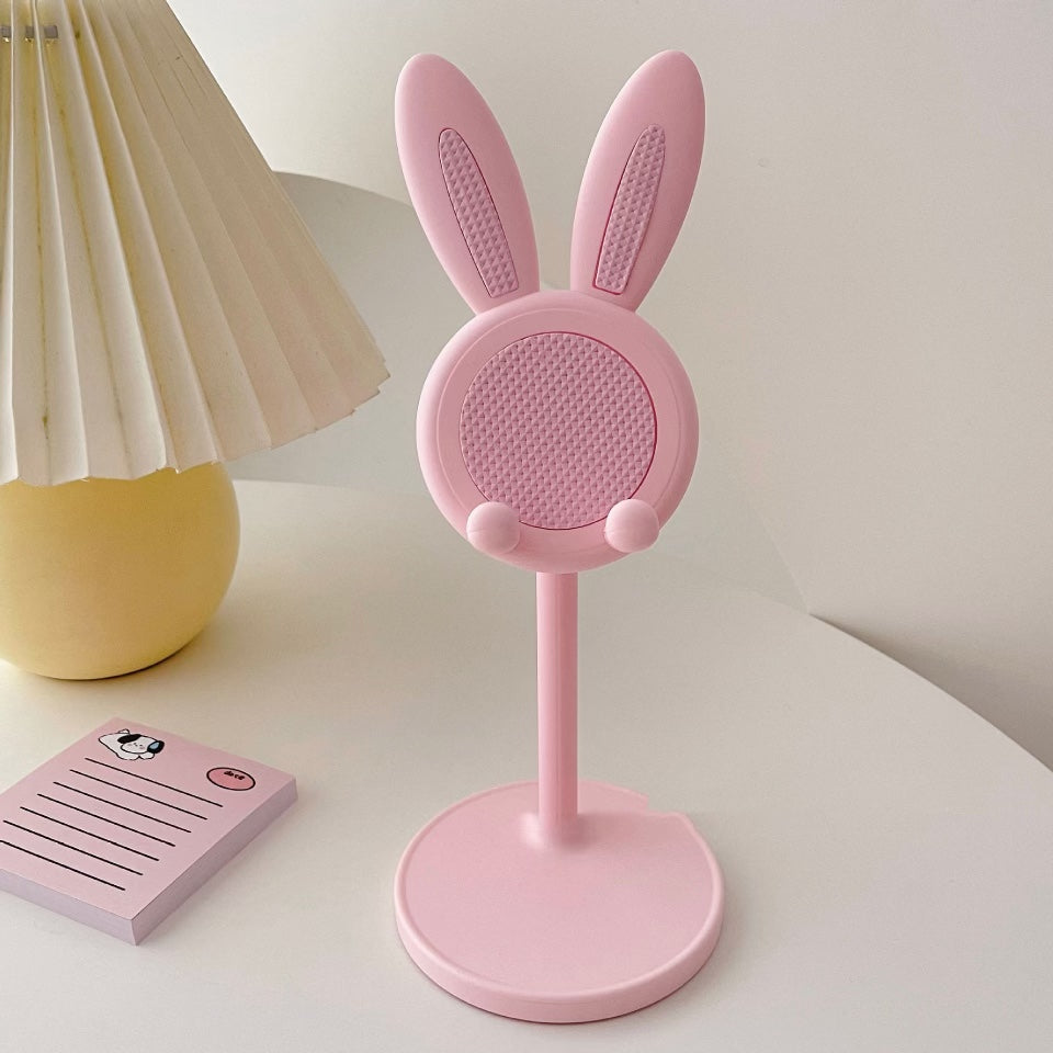 Pink Rabbit Design Phone Holder