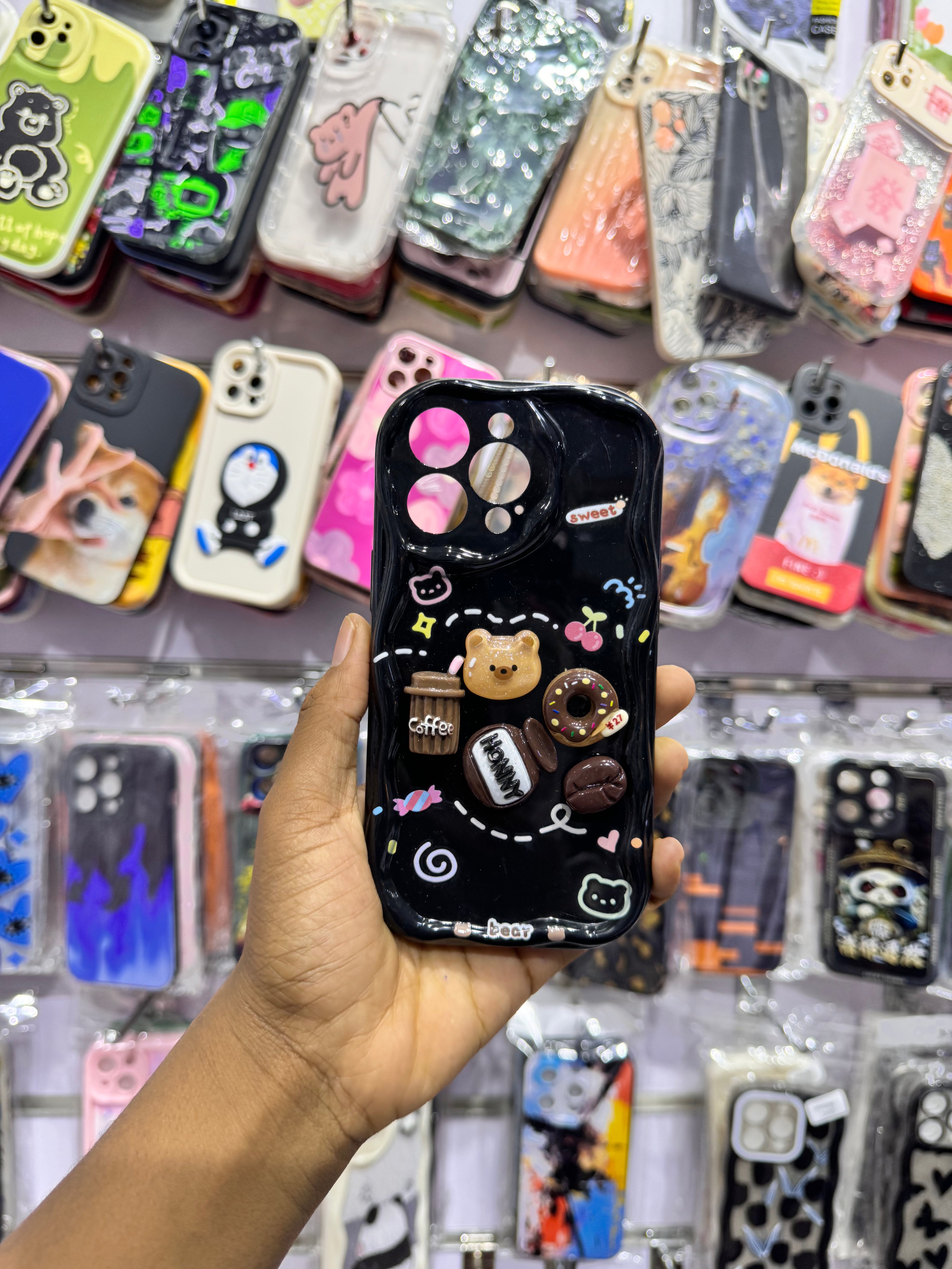 Brown bear Charms Case For IPhones