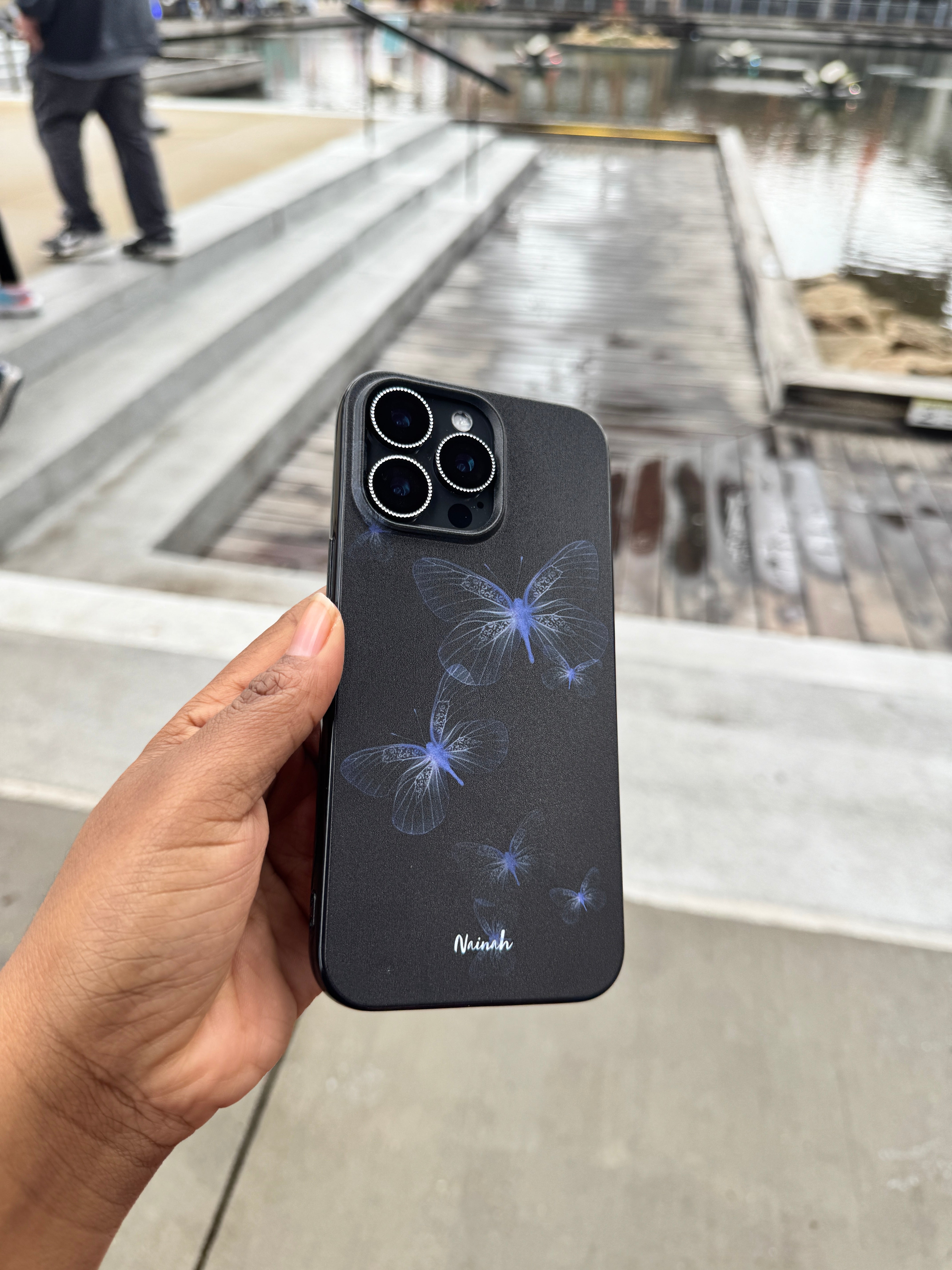 Neon Butterflies Case For iPhones