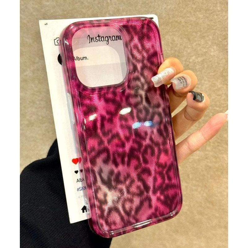 Rose red pattern case for iphones