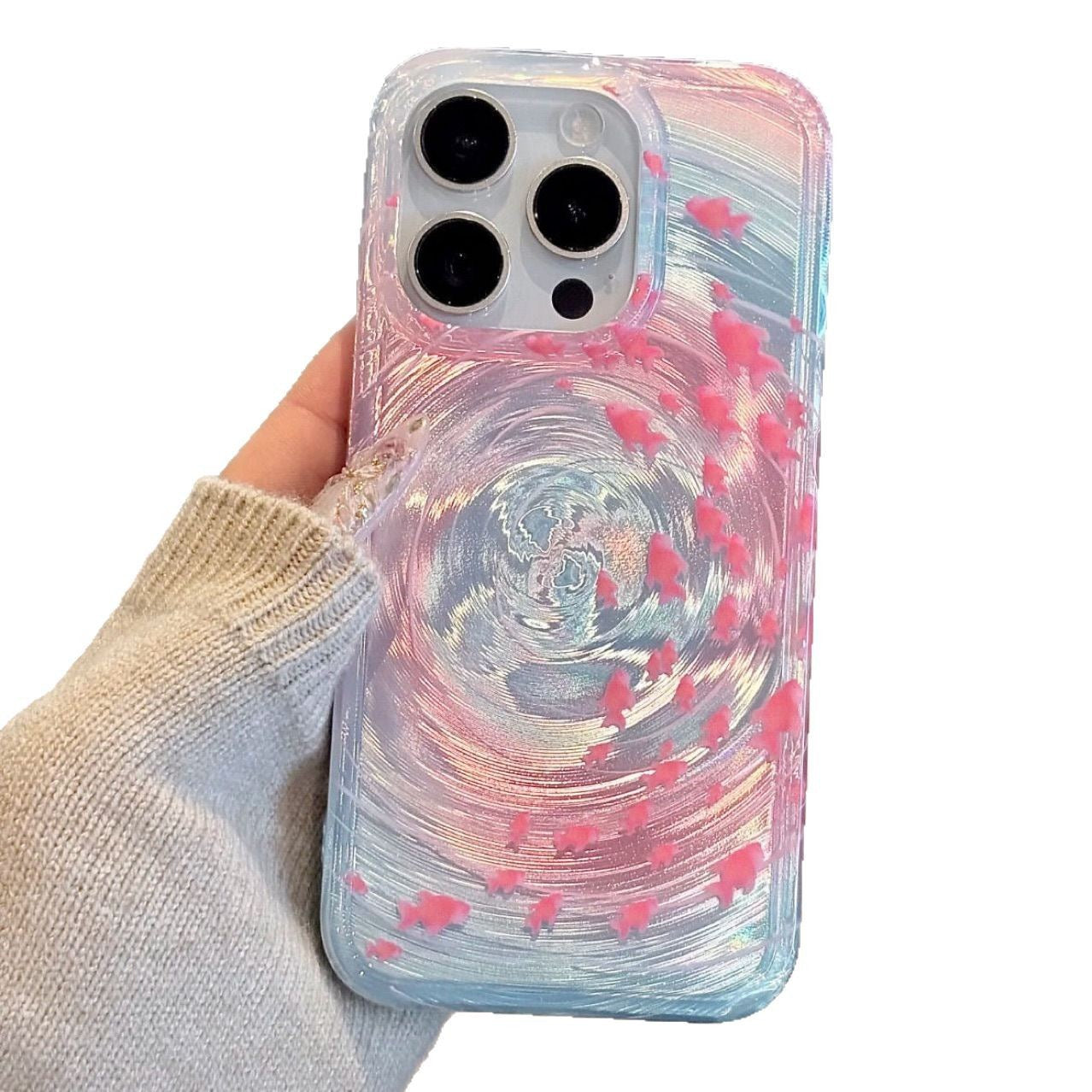 Pink Vortex iPhone Case