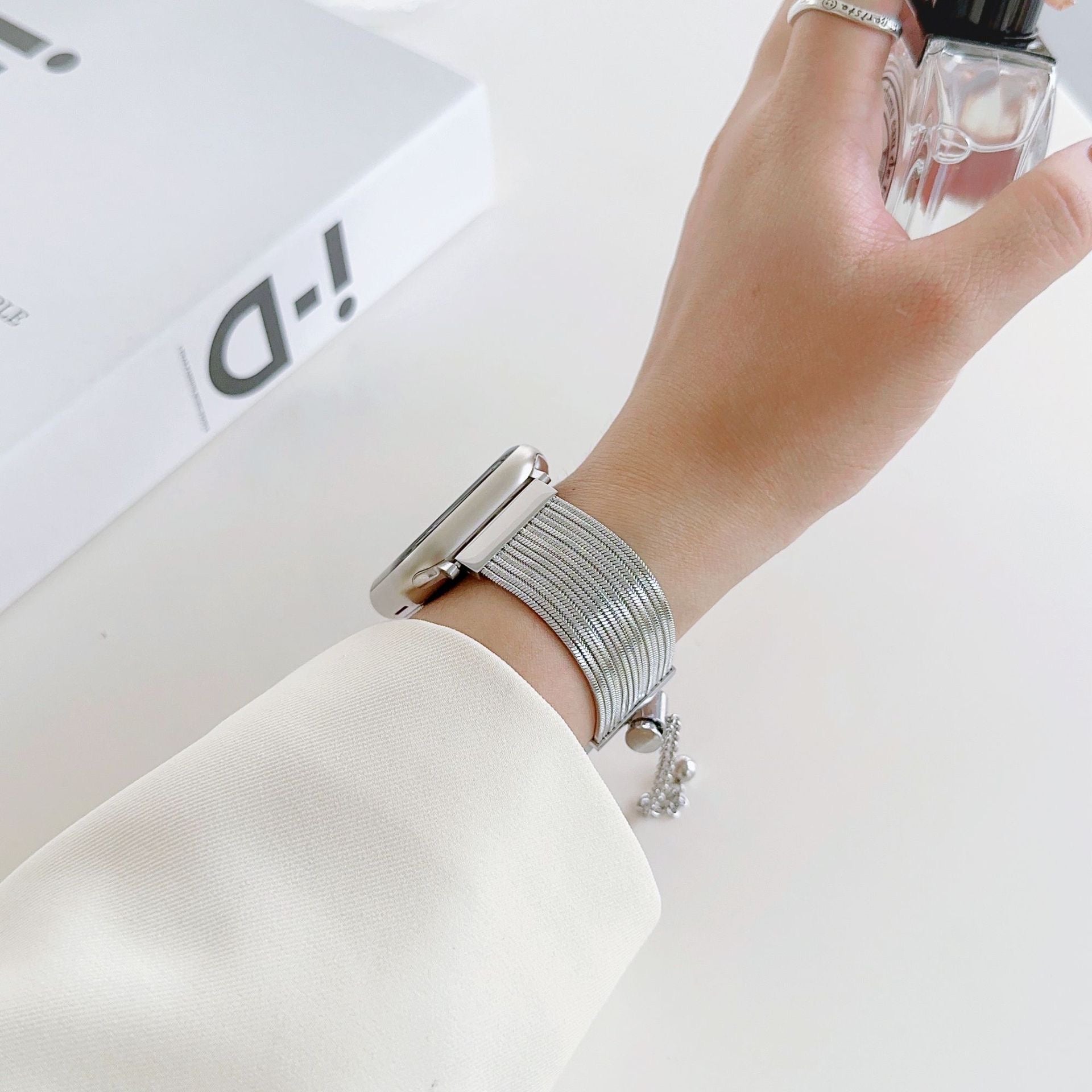 Black chain Bracelet watch Strap