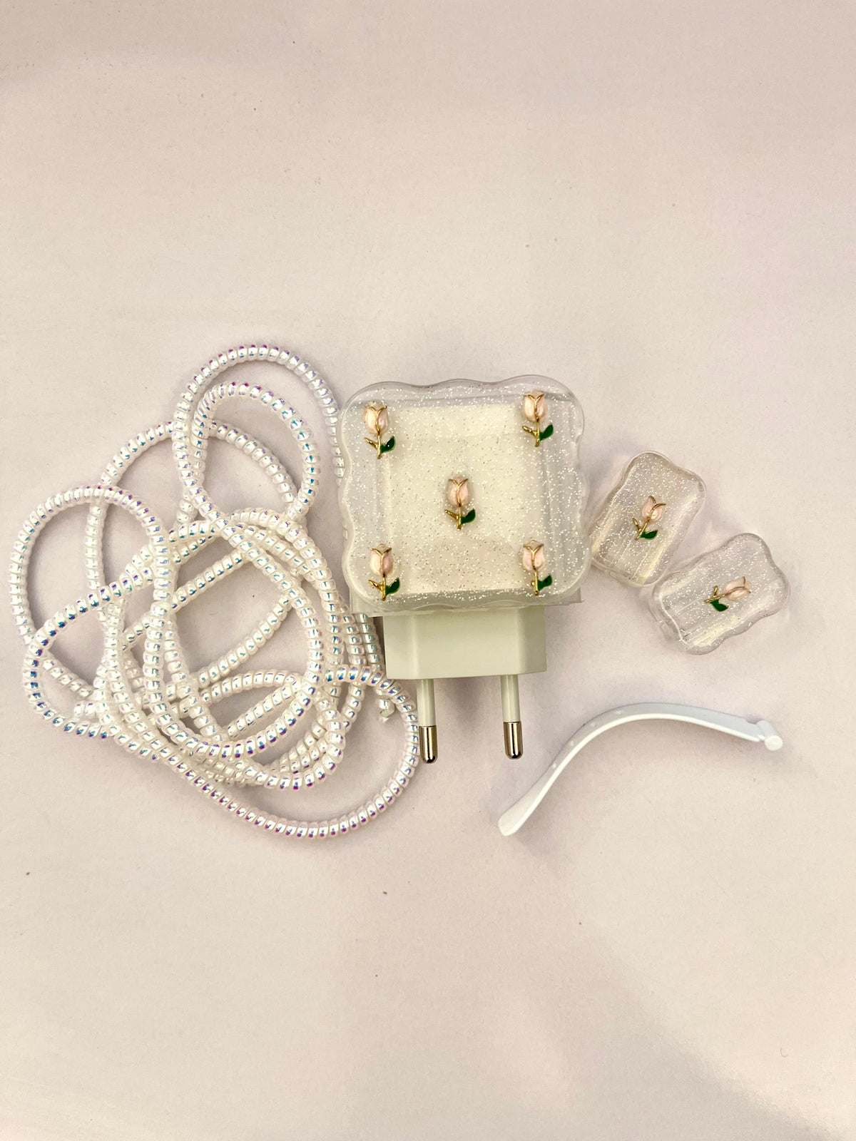 Rose charger protector set