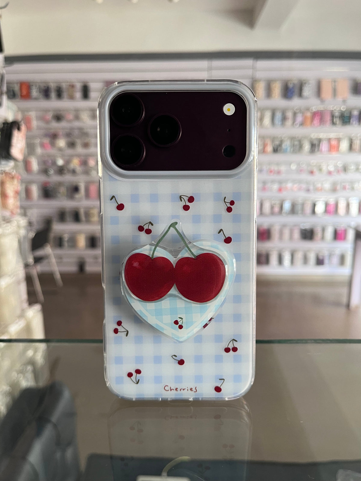 Cherry Case & charm For iphones