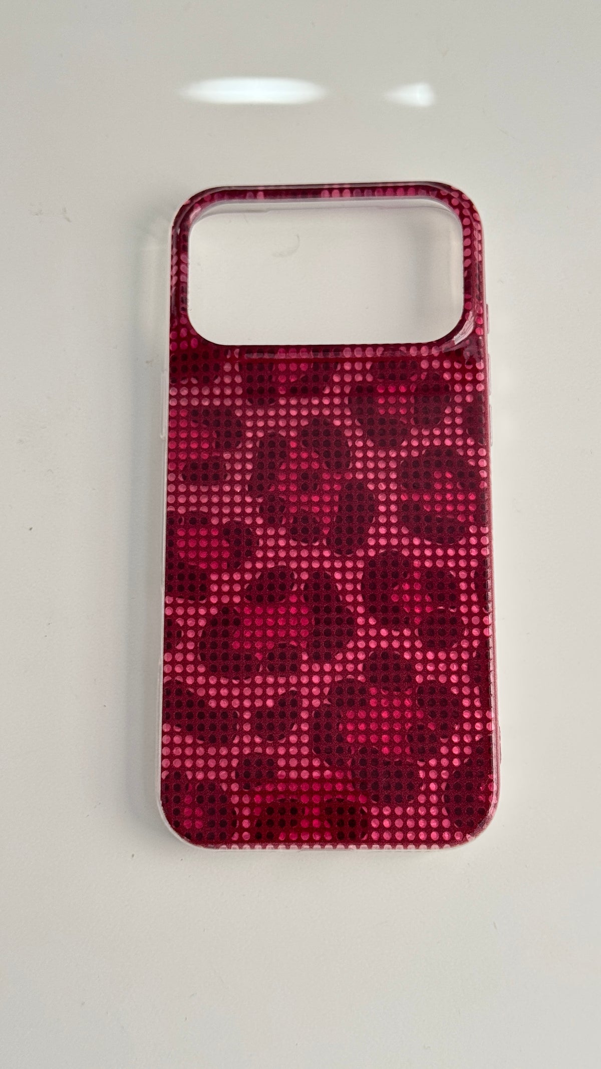 Burgundy Leopard Print Case For iPhones