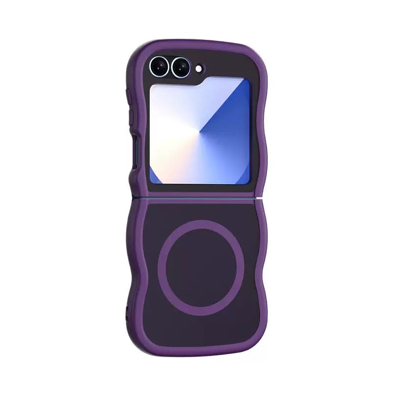 Purple Magnetic Samsung Z Flip Case
