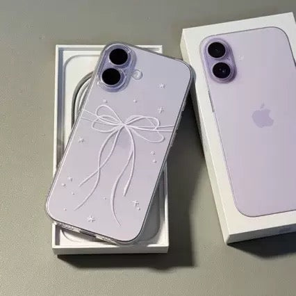 Lilac Bow iPhone Case