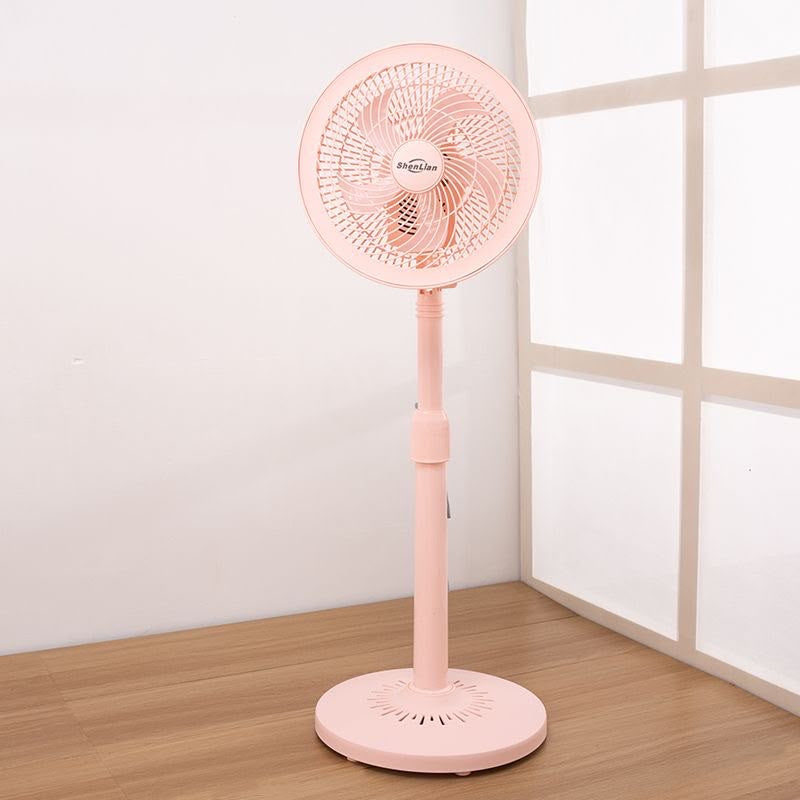 Pink standing fan