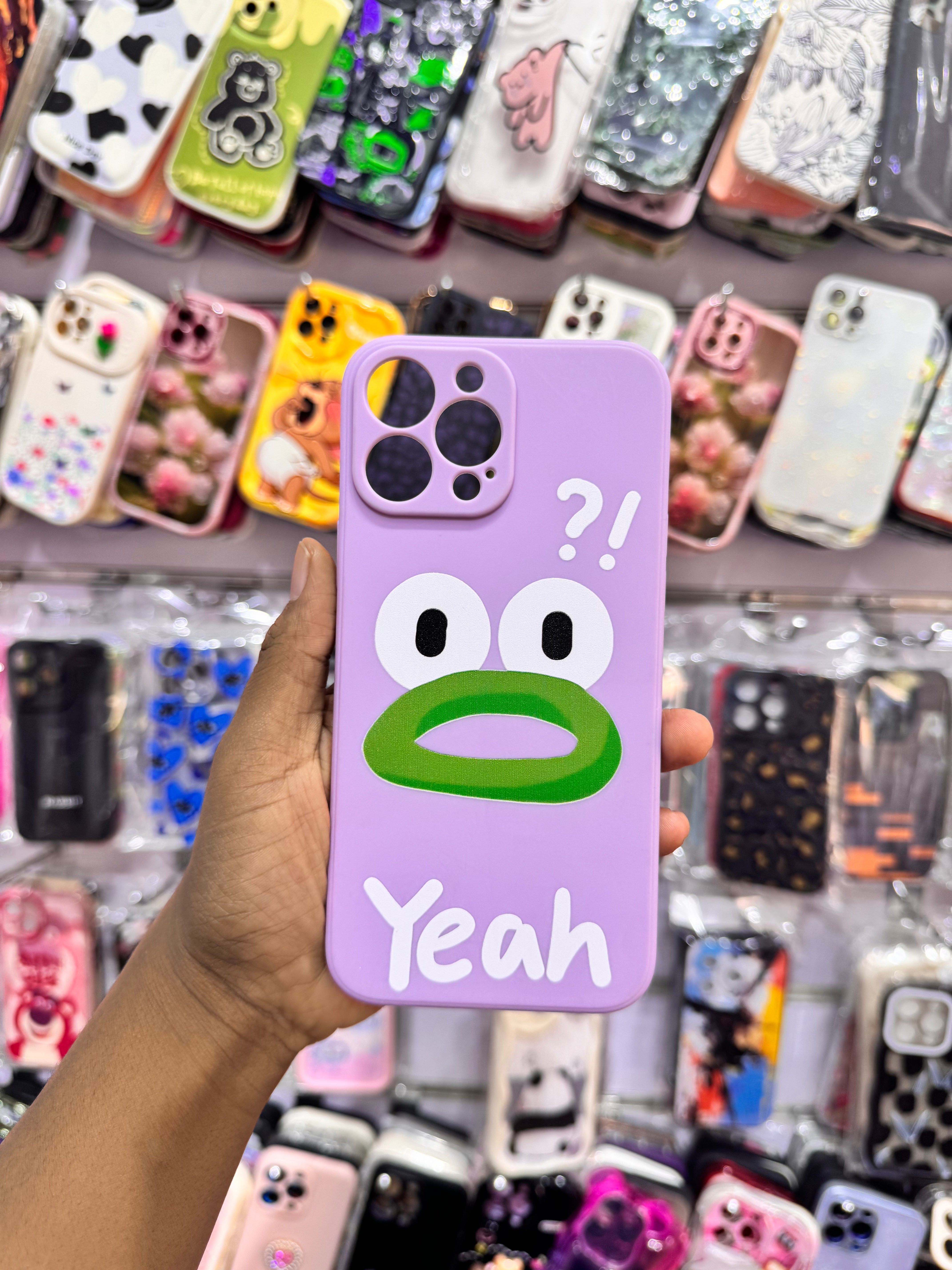 Purple Yeah Case For IPhones