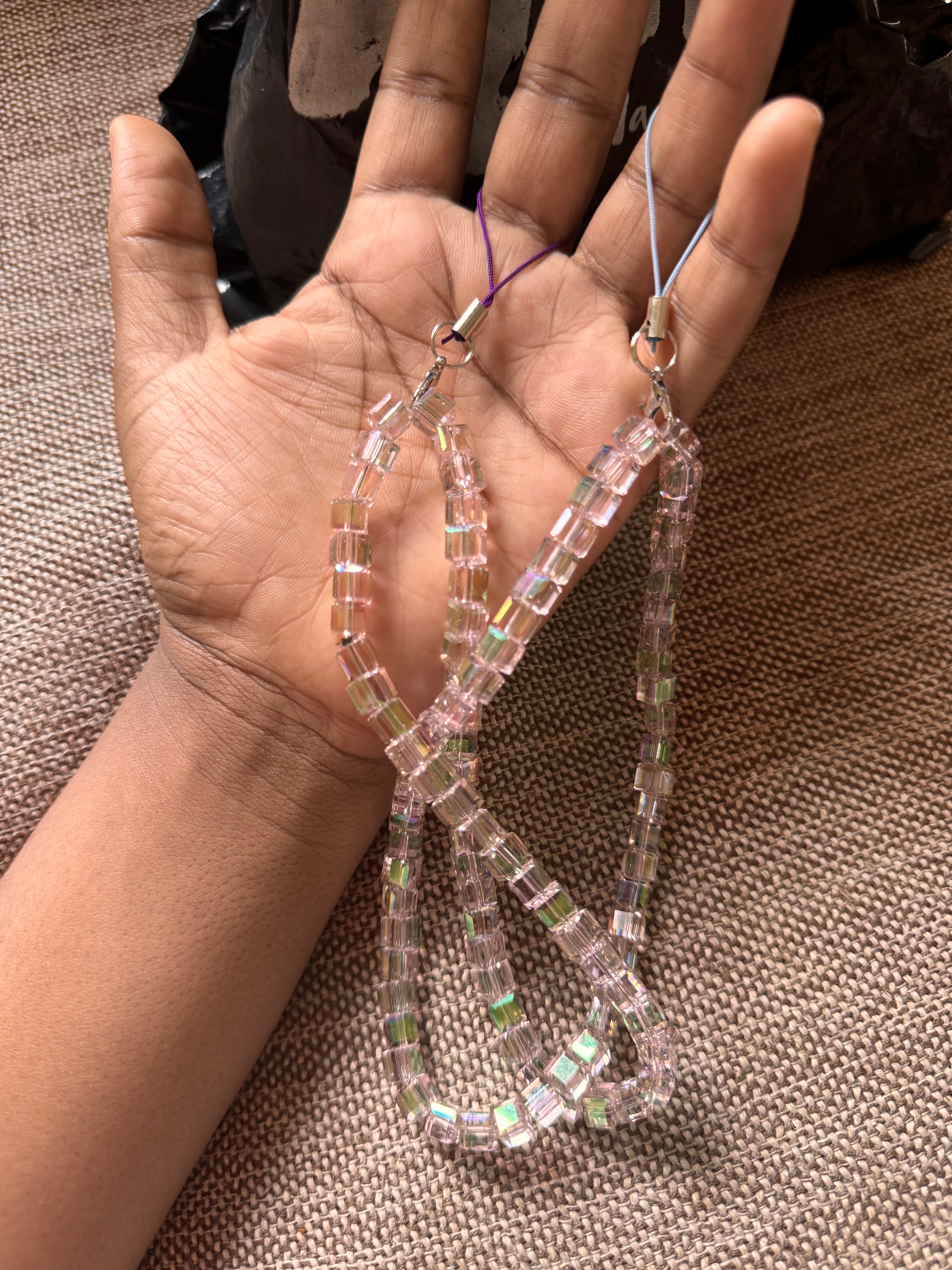 Shiny luxury phone charms