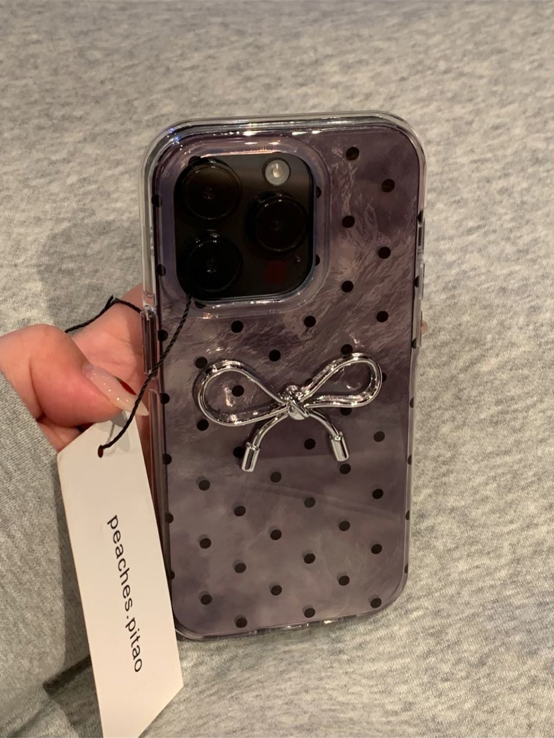 Polka dot case for iPhones