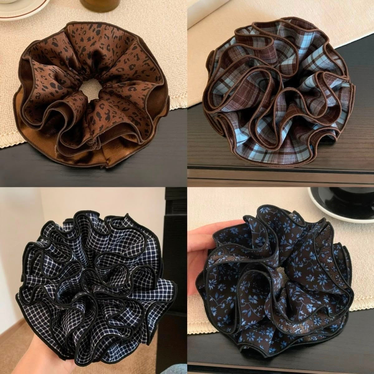 Oversized Layered Scrunchie