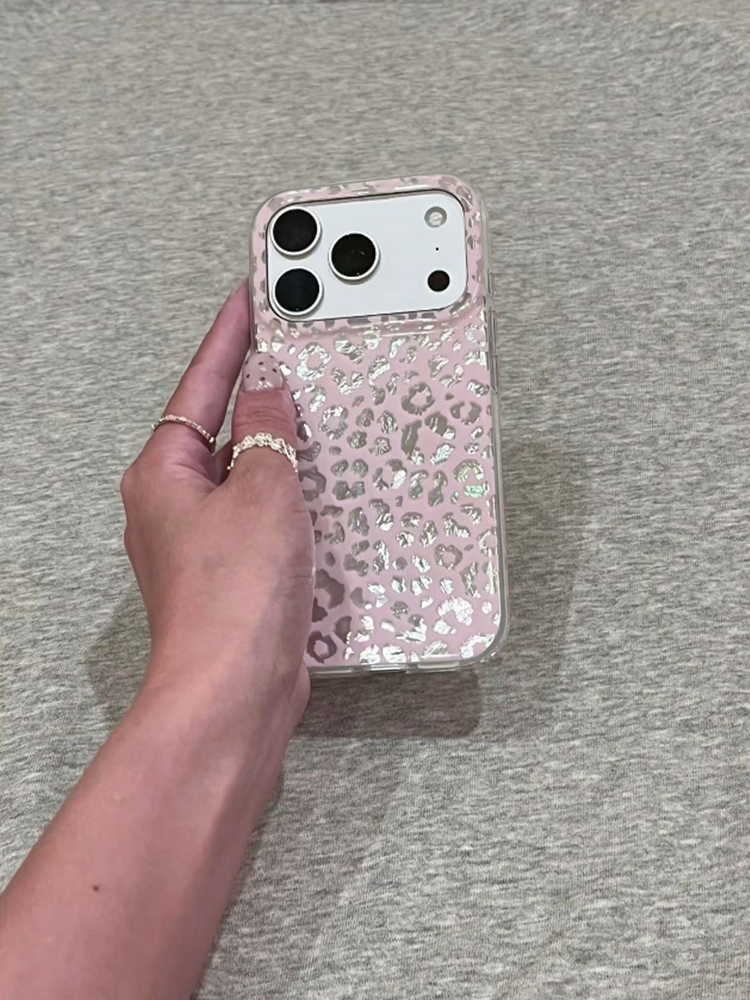 Pink Animal print case for iPhones