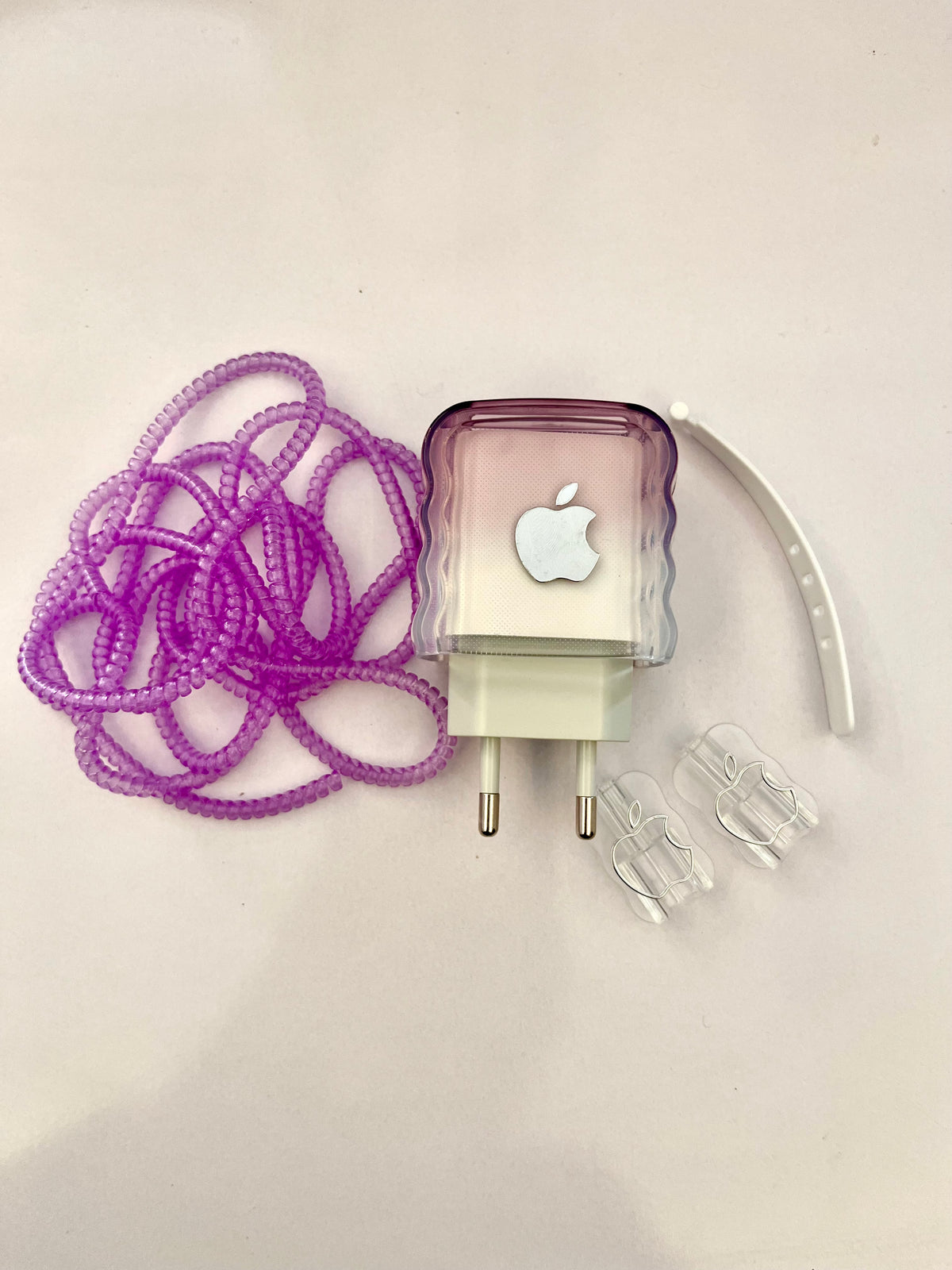 Purple Ombré charger protector set