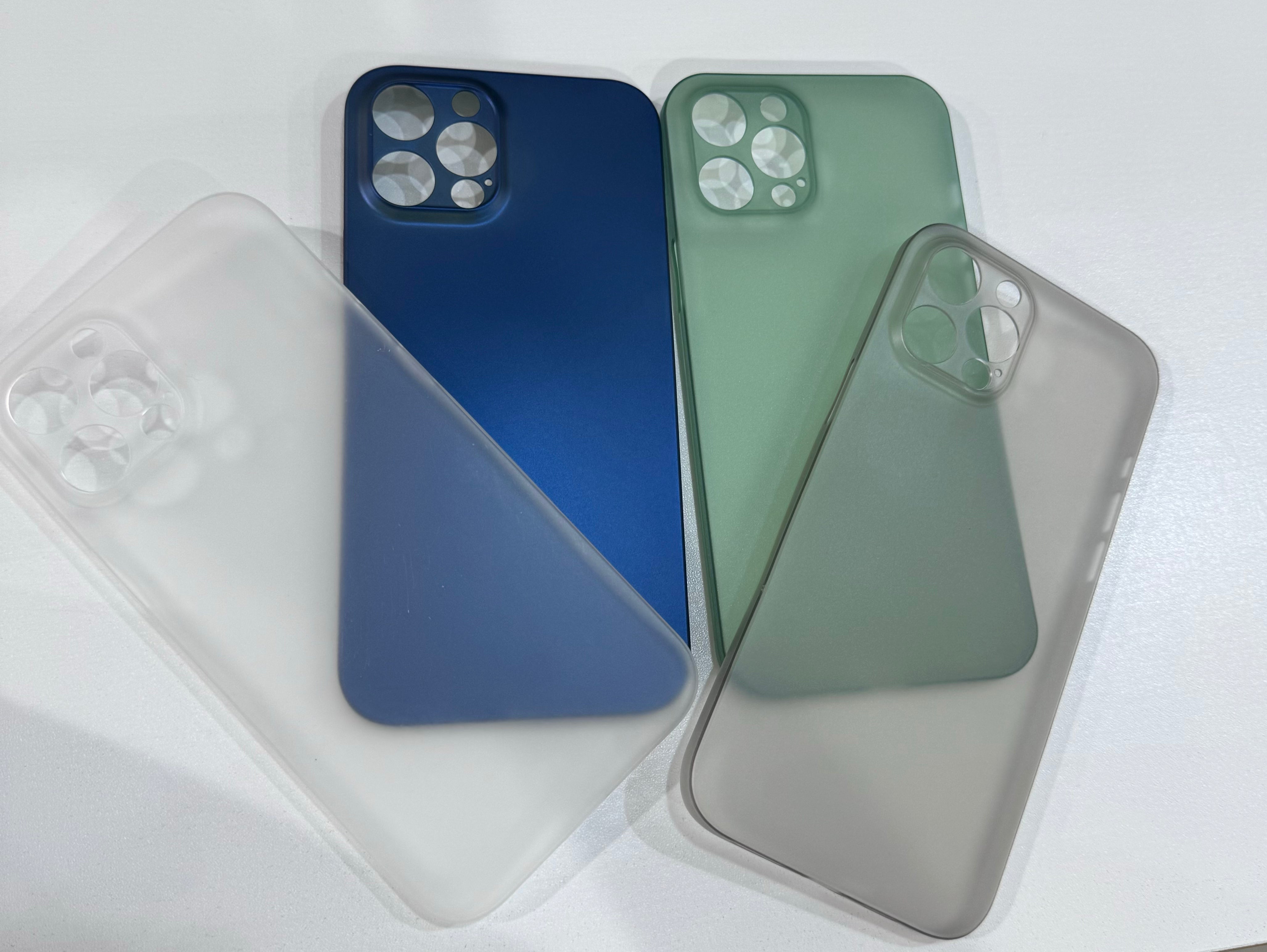 Plastic light transparent case for iPhone