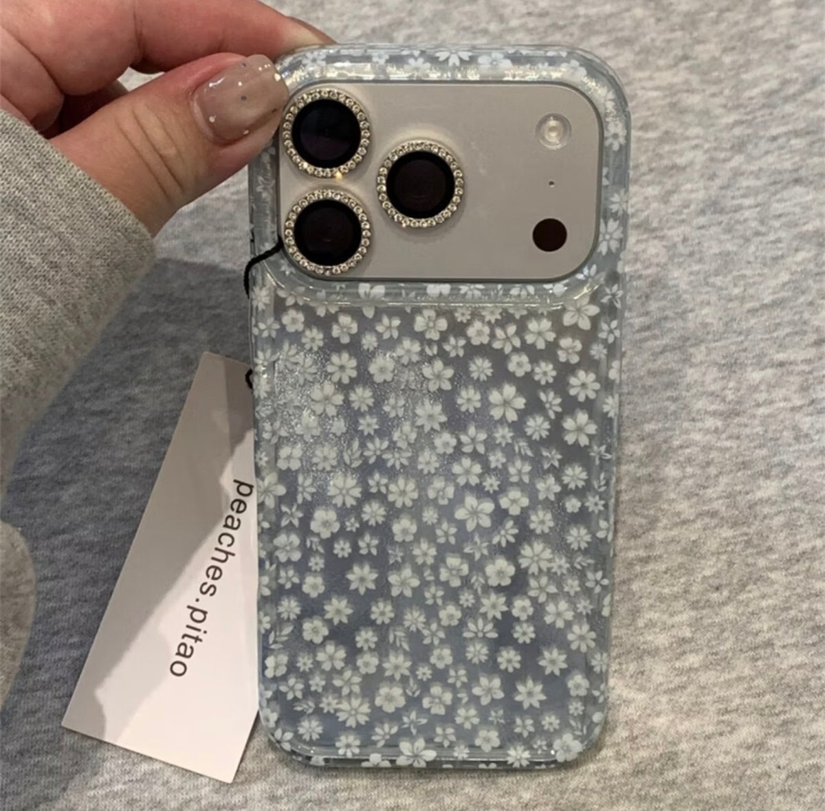 Blue Daisy Wave iPhone Case