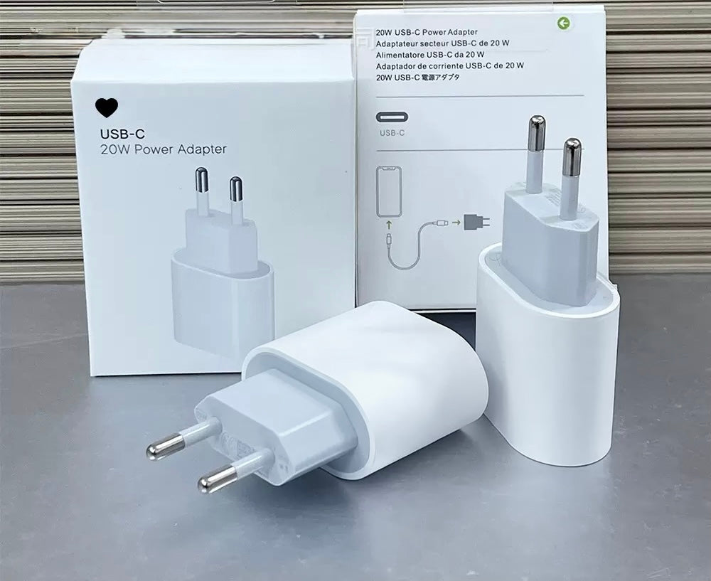 2 Head 20w Type C Power Adapter