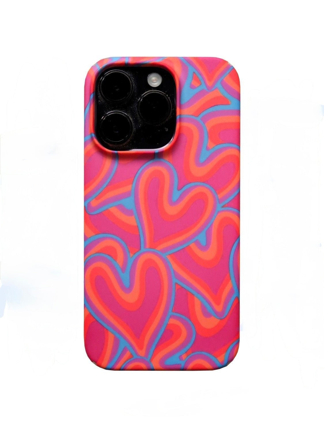 Vibrant  Retro Heart iPhone Case