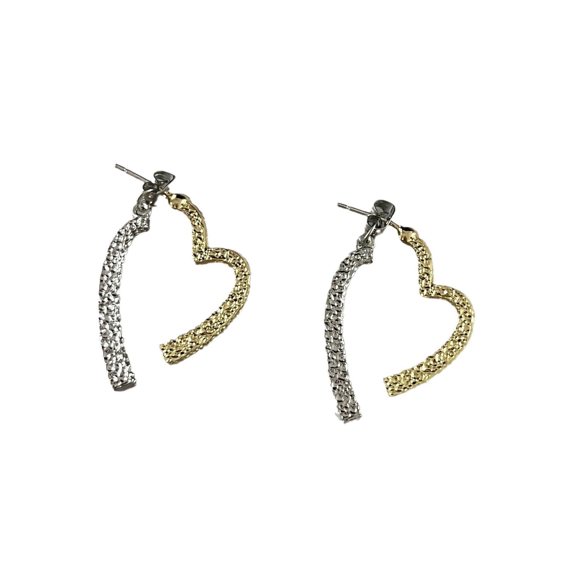 Gold Silver Stainless Earrings