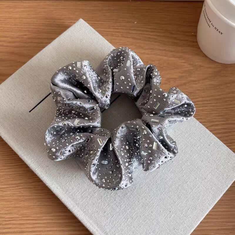 Rhinestone Oversized Scrunchie