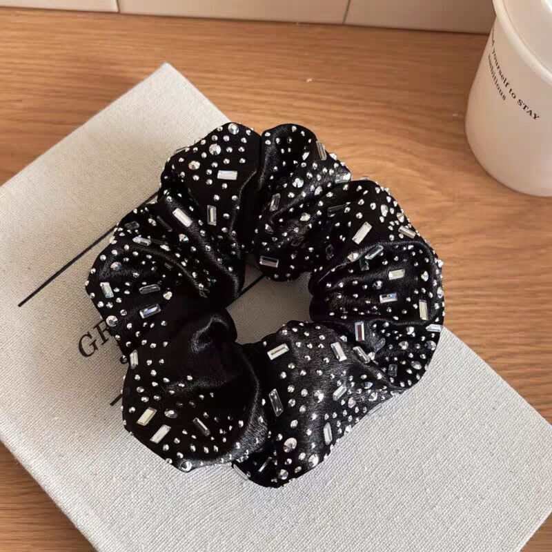 Rhinestone Oversized Scrunchie