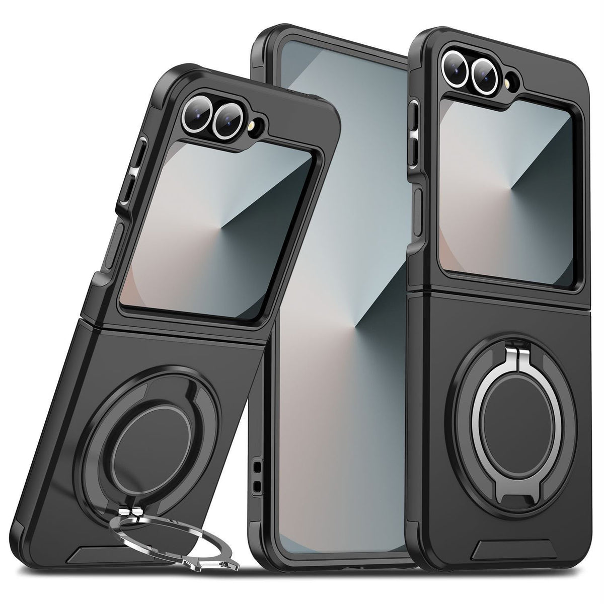 Magnetic Ring Stand Case For Samsung