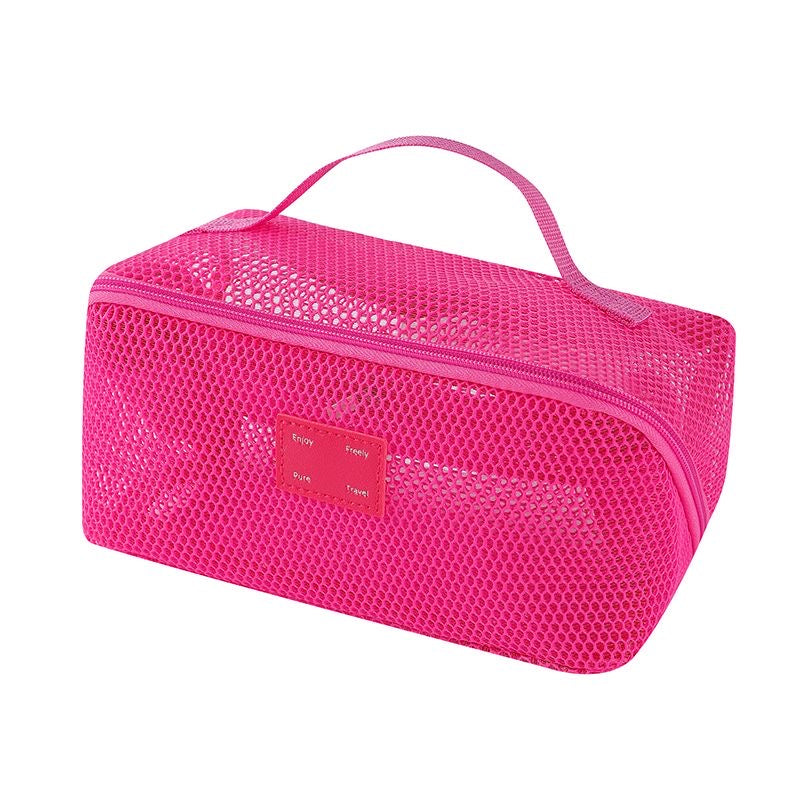 Pink Travel Makeup Bag