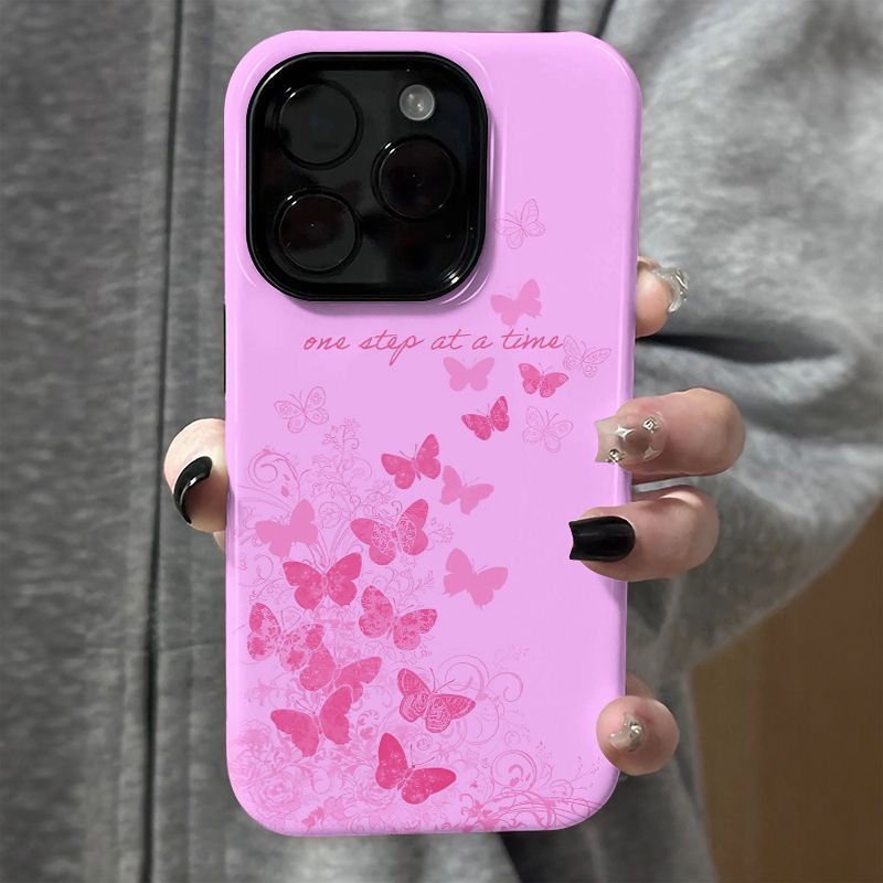 Pink Butterfly case for iPhones