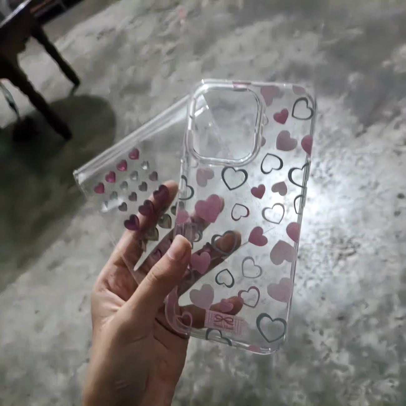 3D Heart phone Case for iPhones