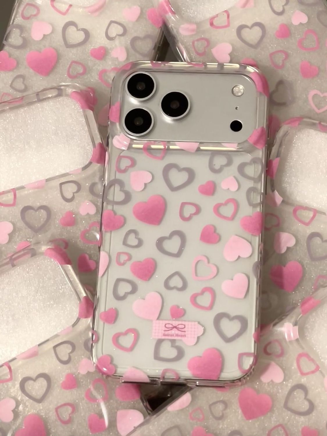 3D Heart phone Case for iPhones