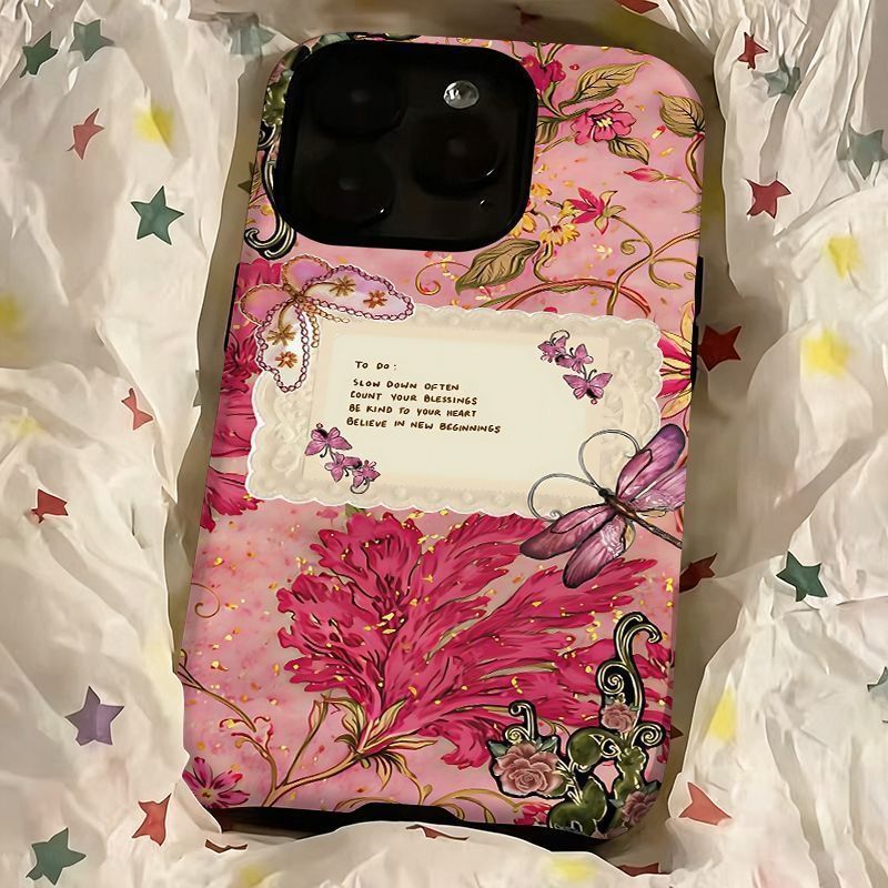 Floral Quote case for iPhones