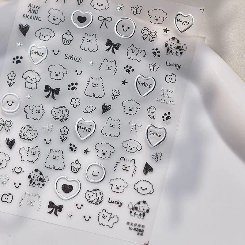 Dog & cat phone sticker