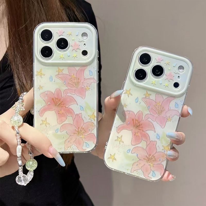 Laser Star Polka Dot Phone Case For IPhones