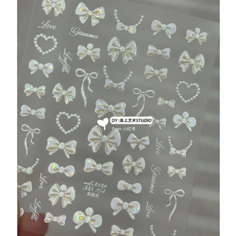 Luxurious Polka Dot Pearl Stickers