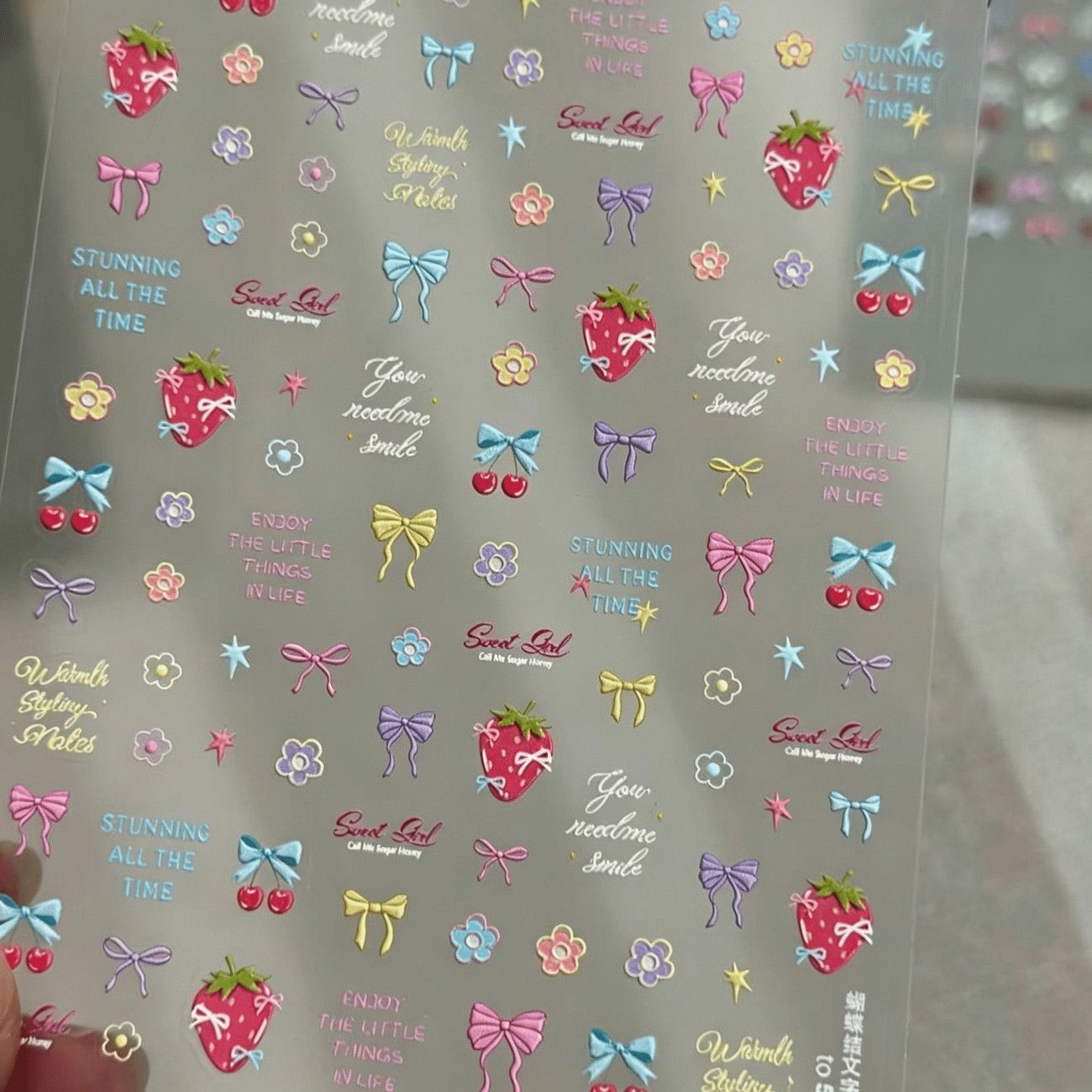 Bow stickers