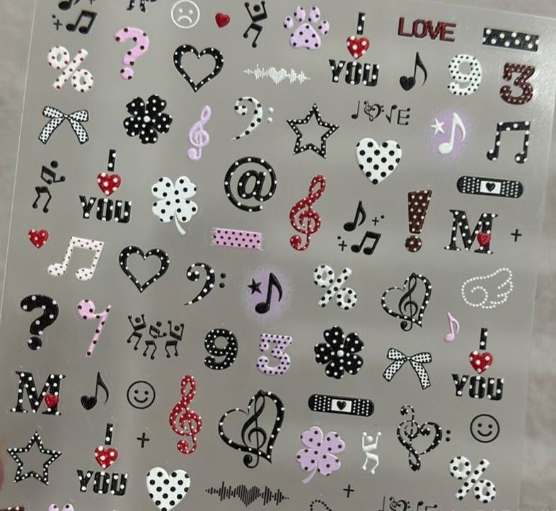 Cute Music & Love Stickers