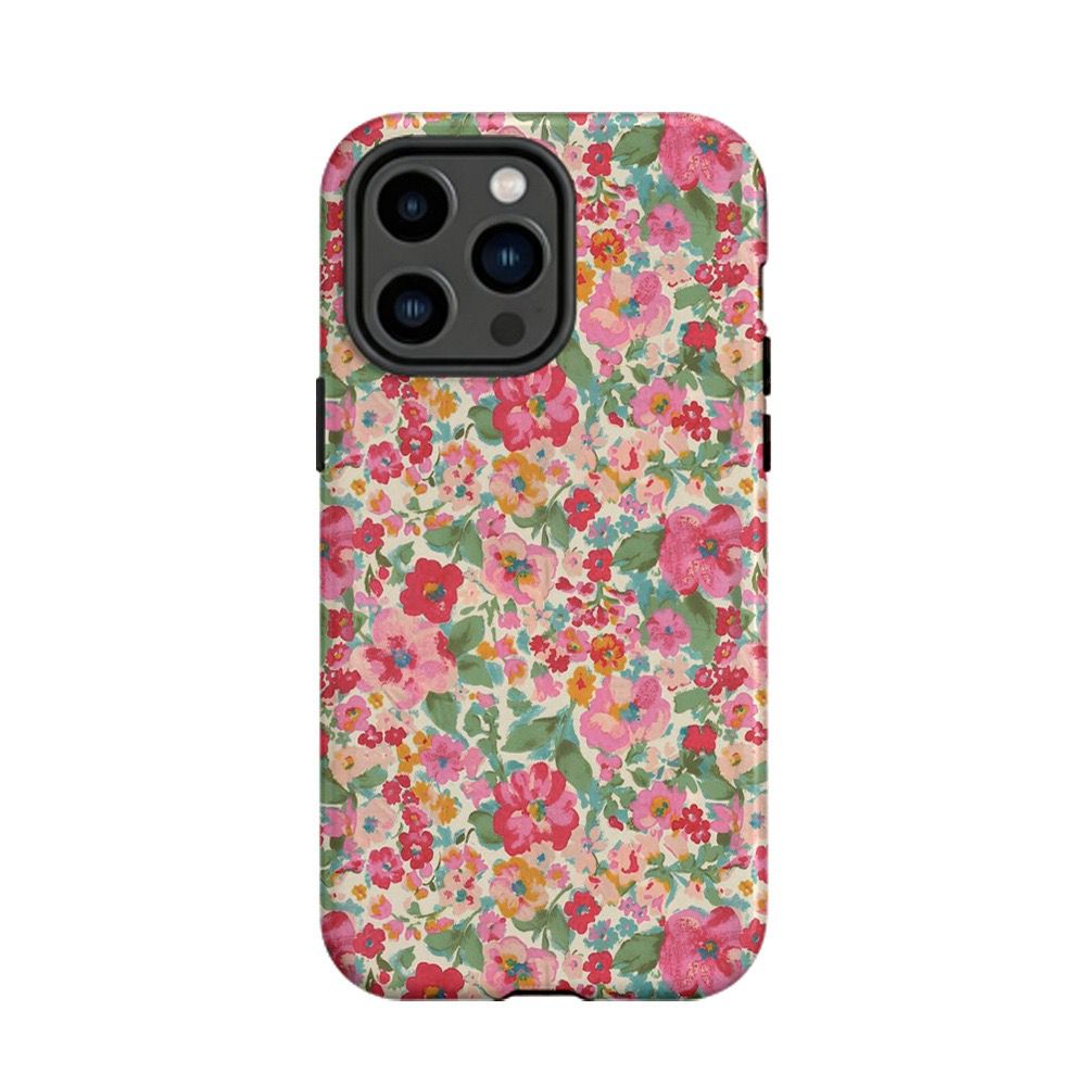 Pink Floral Case For IPhones