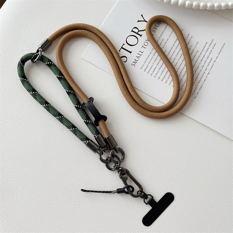 Three-In-One Mobile Phone Lanyard