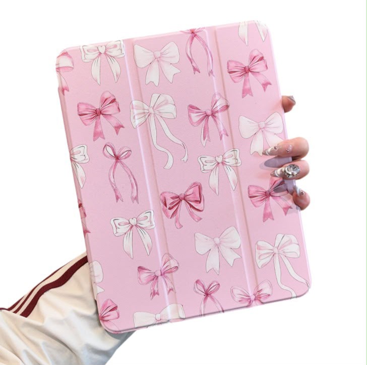Pink Bowknot case for ipad