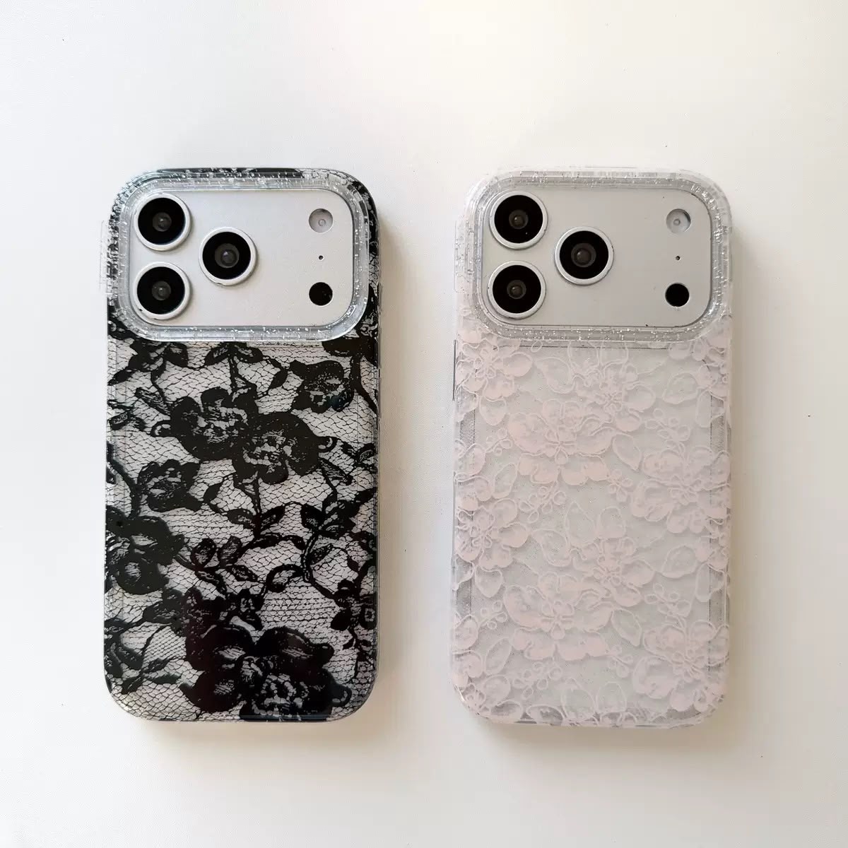 Black lace case for iPhones
