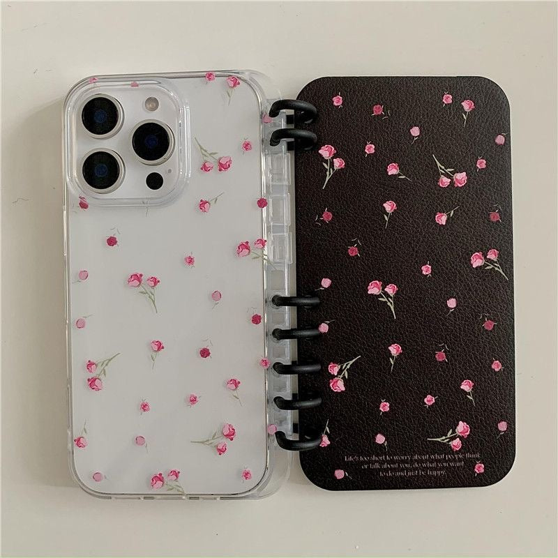 Floral Flip Case For Iphones