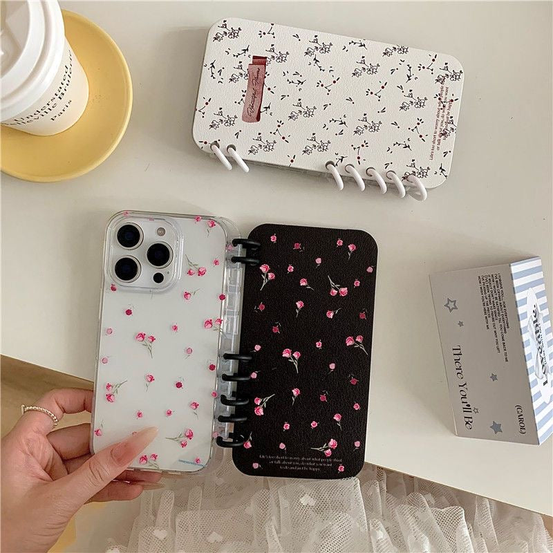 Floral Flip Case For Iphones