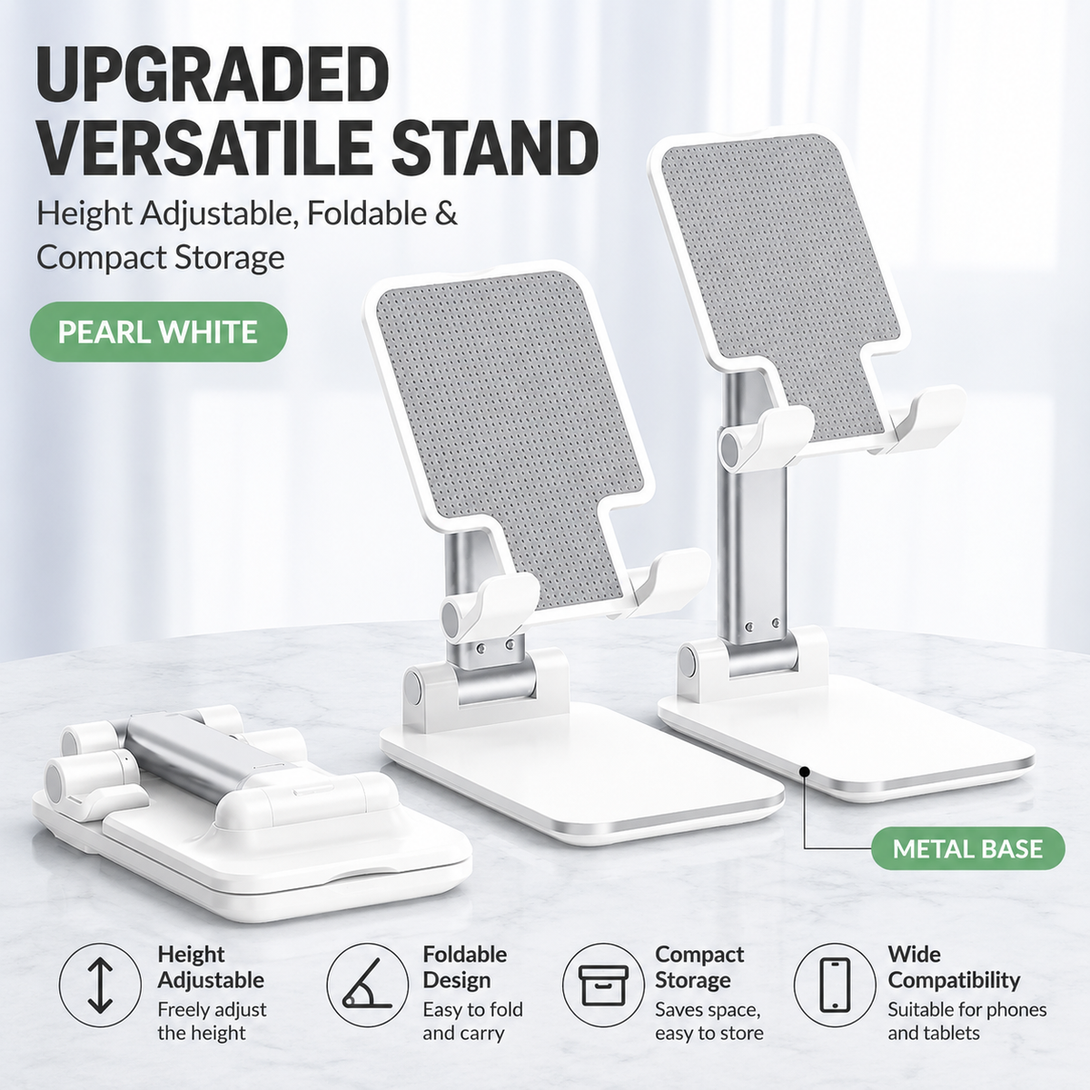 Adjustable Folding Phone & Tablet Stand