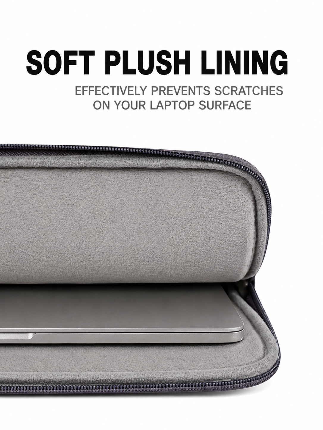 15-Inch Grey Protective Laptop Sleeve