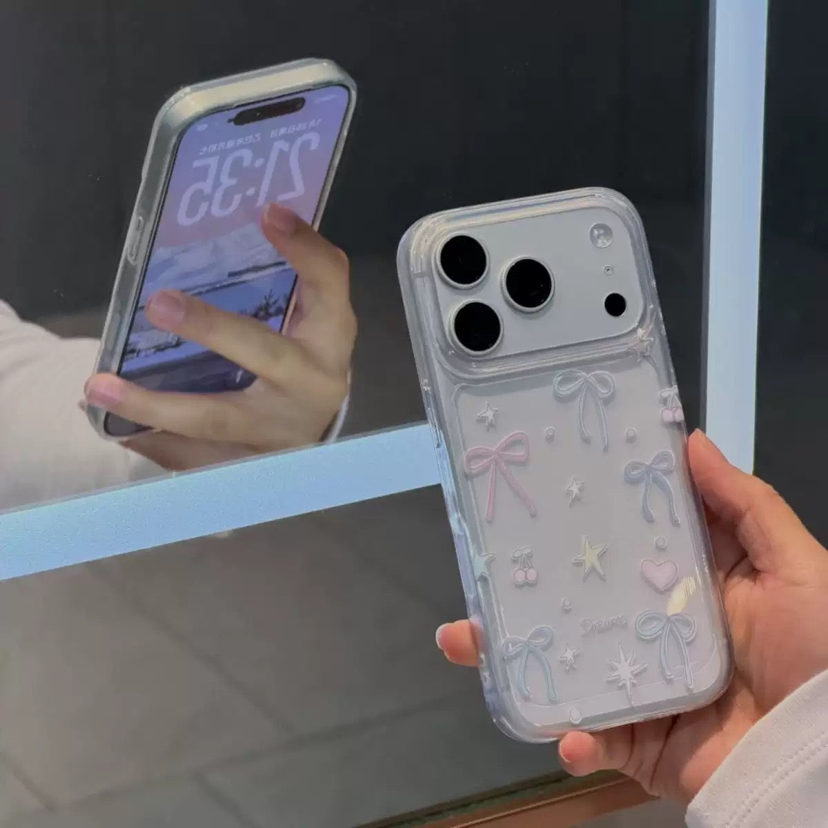 Ribbon Sketch iPhone Case