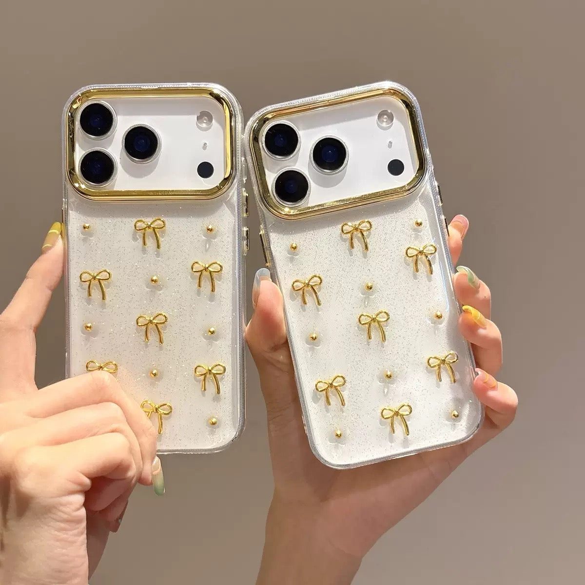 Golden Bow iPhone Case